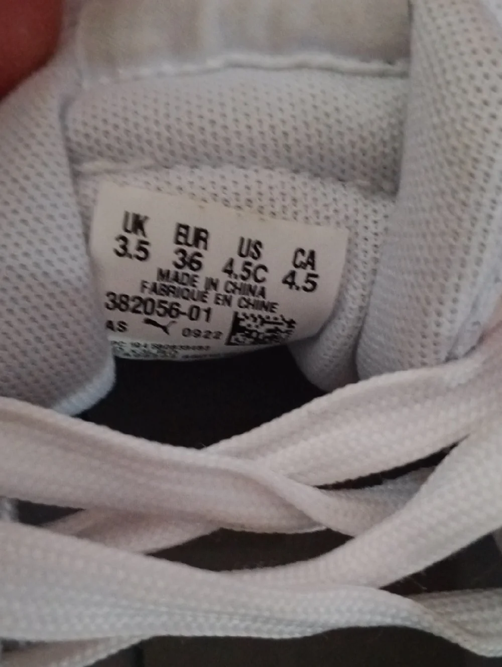 Puma Kids White Sneakers - Picture 2 of 5